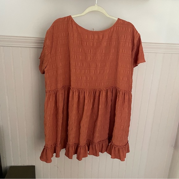 Entro Ruffled Babydoll Top - Picture 2 of 4